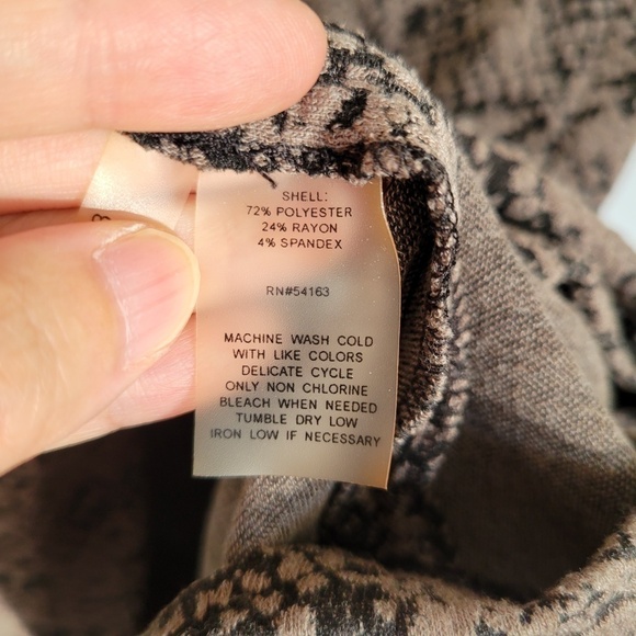 Calvin Klein Cap Sleeve Knit Textured Tan Sheath Career Dress Size Medium - Picture 11 of 12